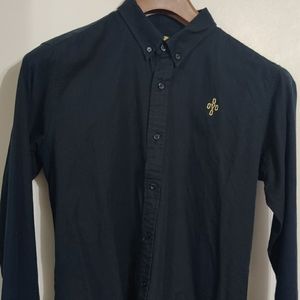 OVO Button Up Black Long Sleeve